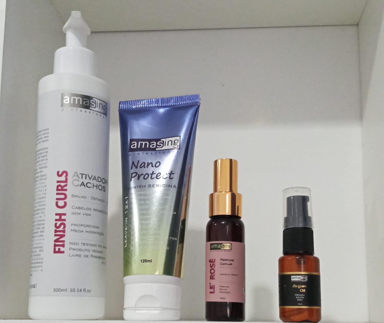 Kit finalização perfume living capilar