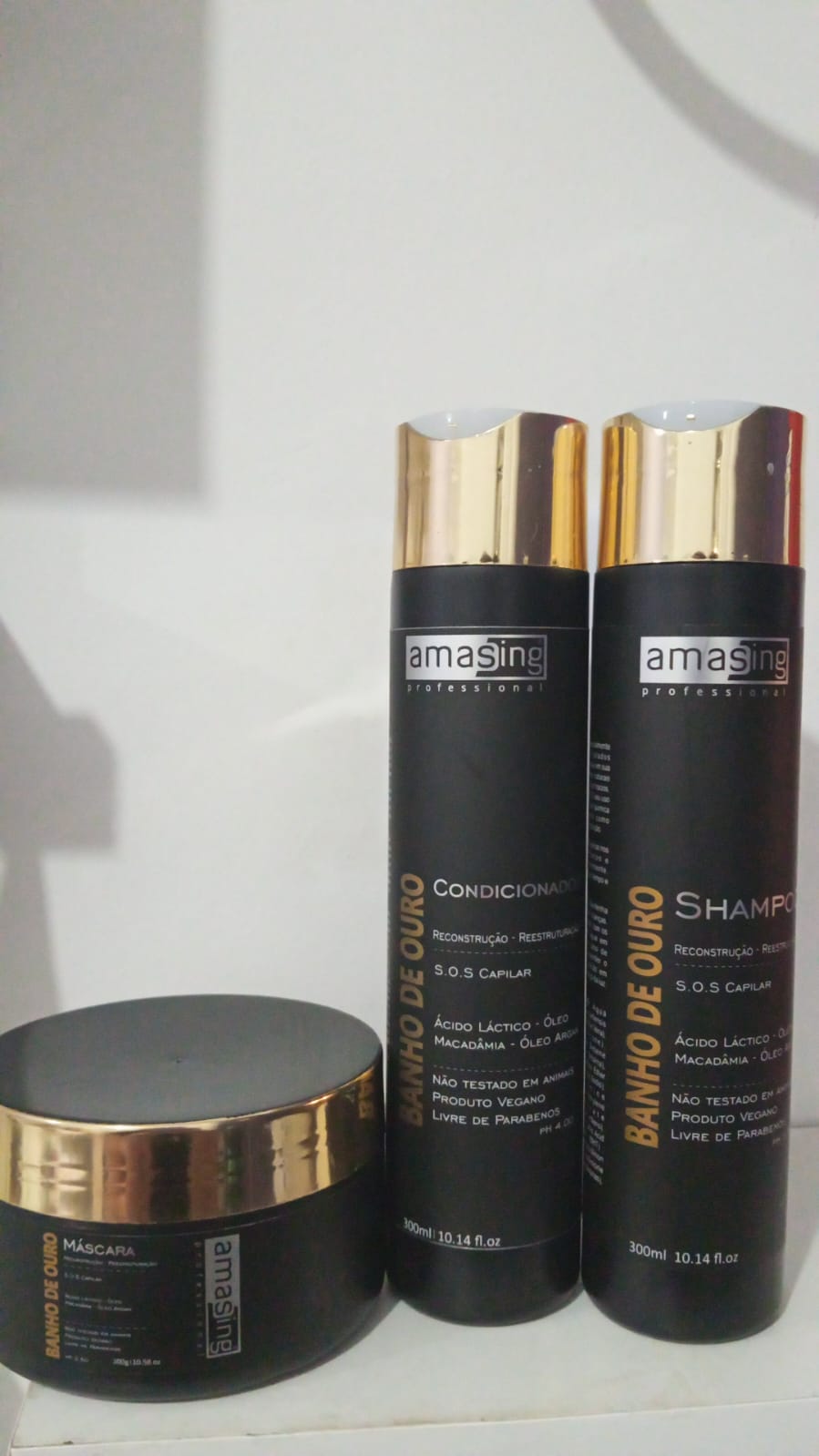 Banho de ouro s.o.s capilar